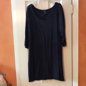 Eileen Fisher Tunic 2X Navy Blue